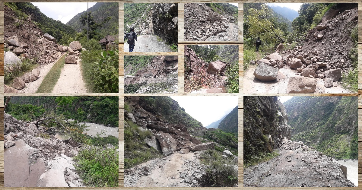कर्णाली काेरिडोर महिनौँदेखि अवरुद्ध